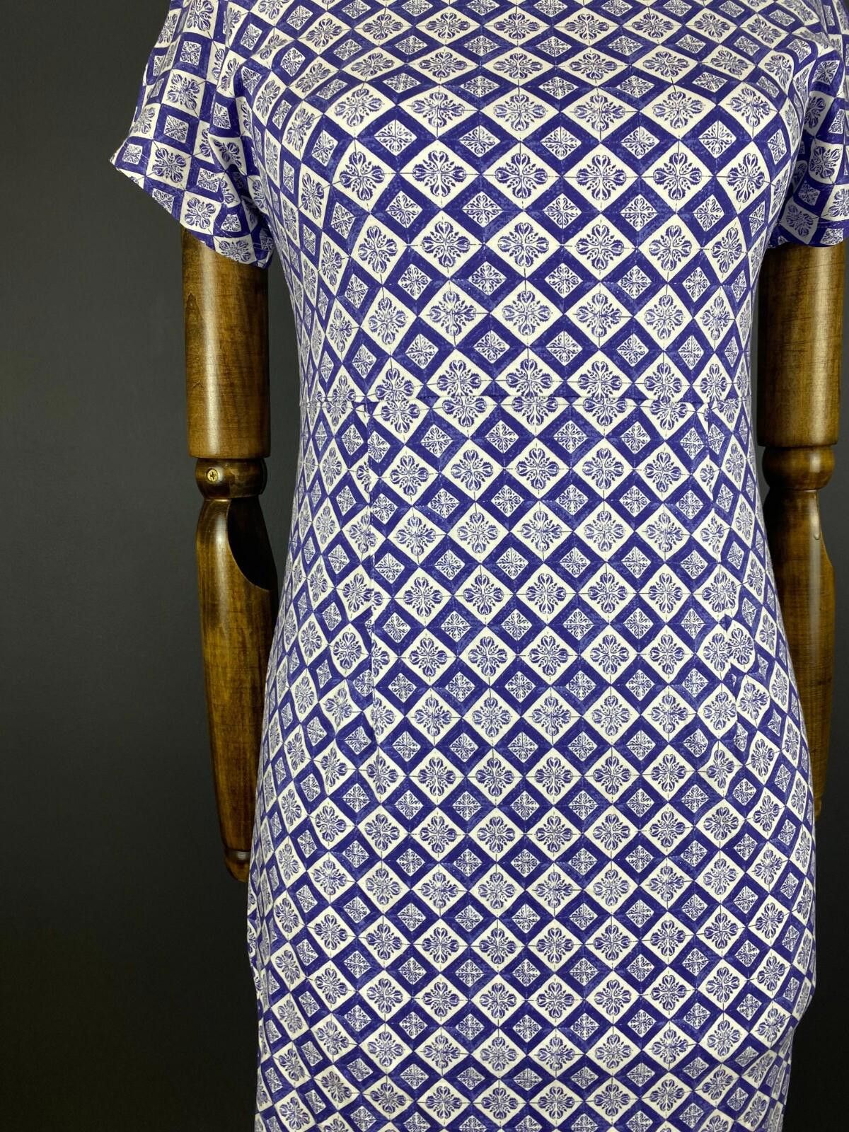 Designer Weekend Max Mara Blue Desiner Short Midi Dress Size 40 Size M / US 6-8 / IT 42-44 - 4 Thumbnail