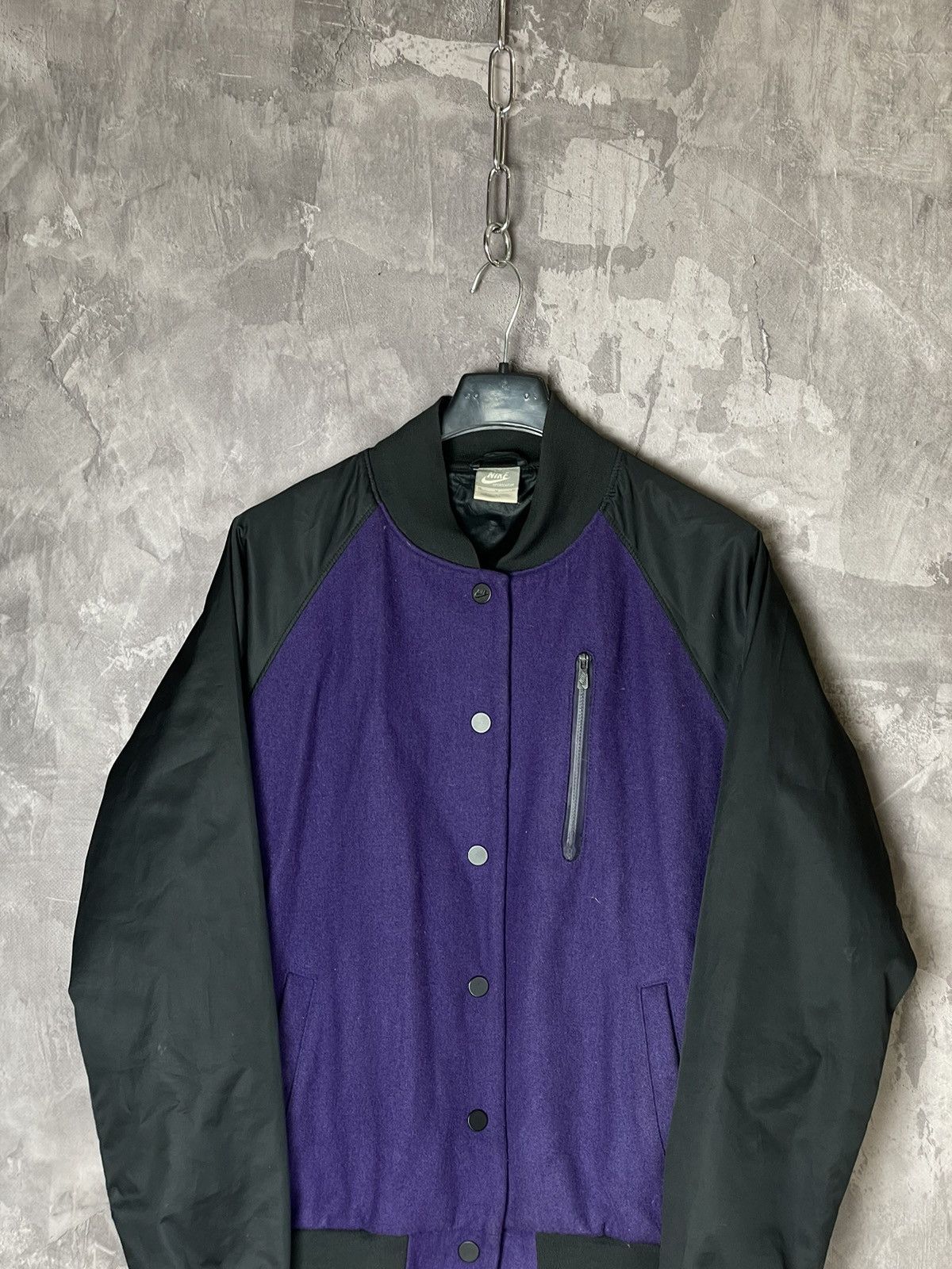 Nike × Vintage Vintage Nike Y2K Drill Track Jacket Bomber 90s Style Y2K Size US M / EU 48-50 / 2 - 2 Thumbnail