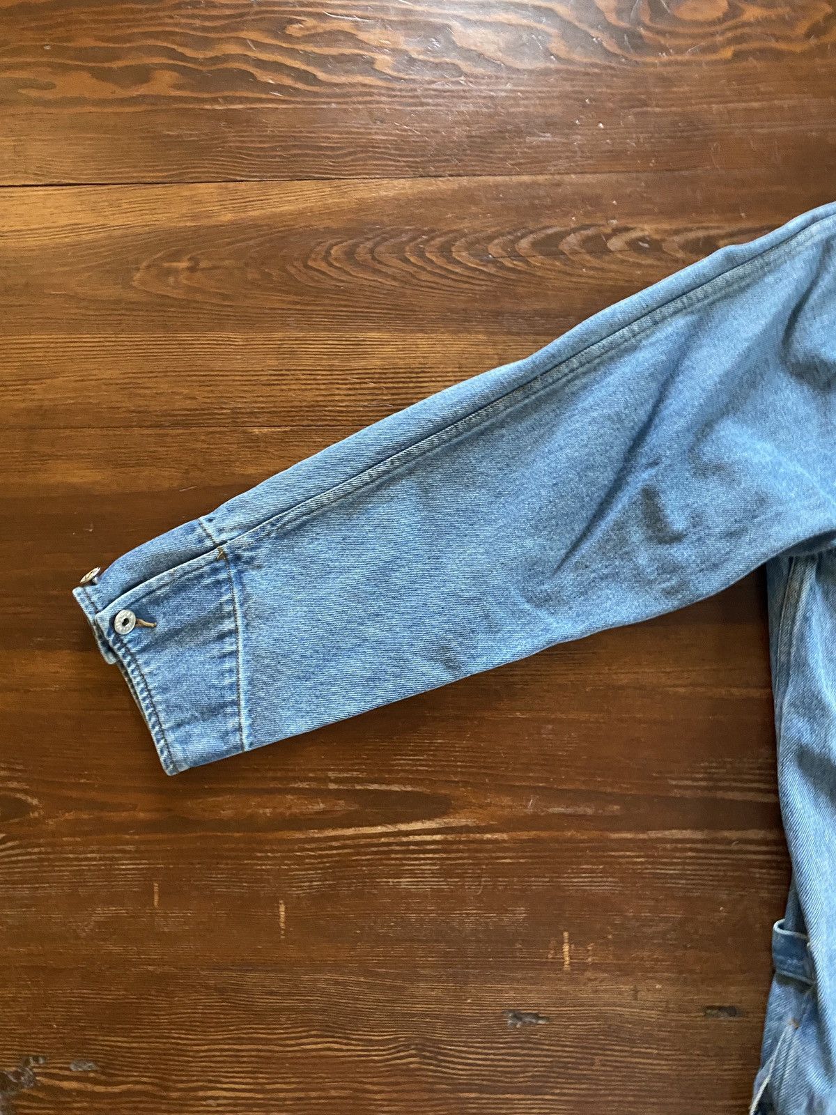 Vintage Vintage 90’s LA Blues Full Zip Hoodie Denim Jean Jacket Size US S / EU 44-46 / 1 - 11 Thumbnail