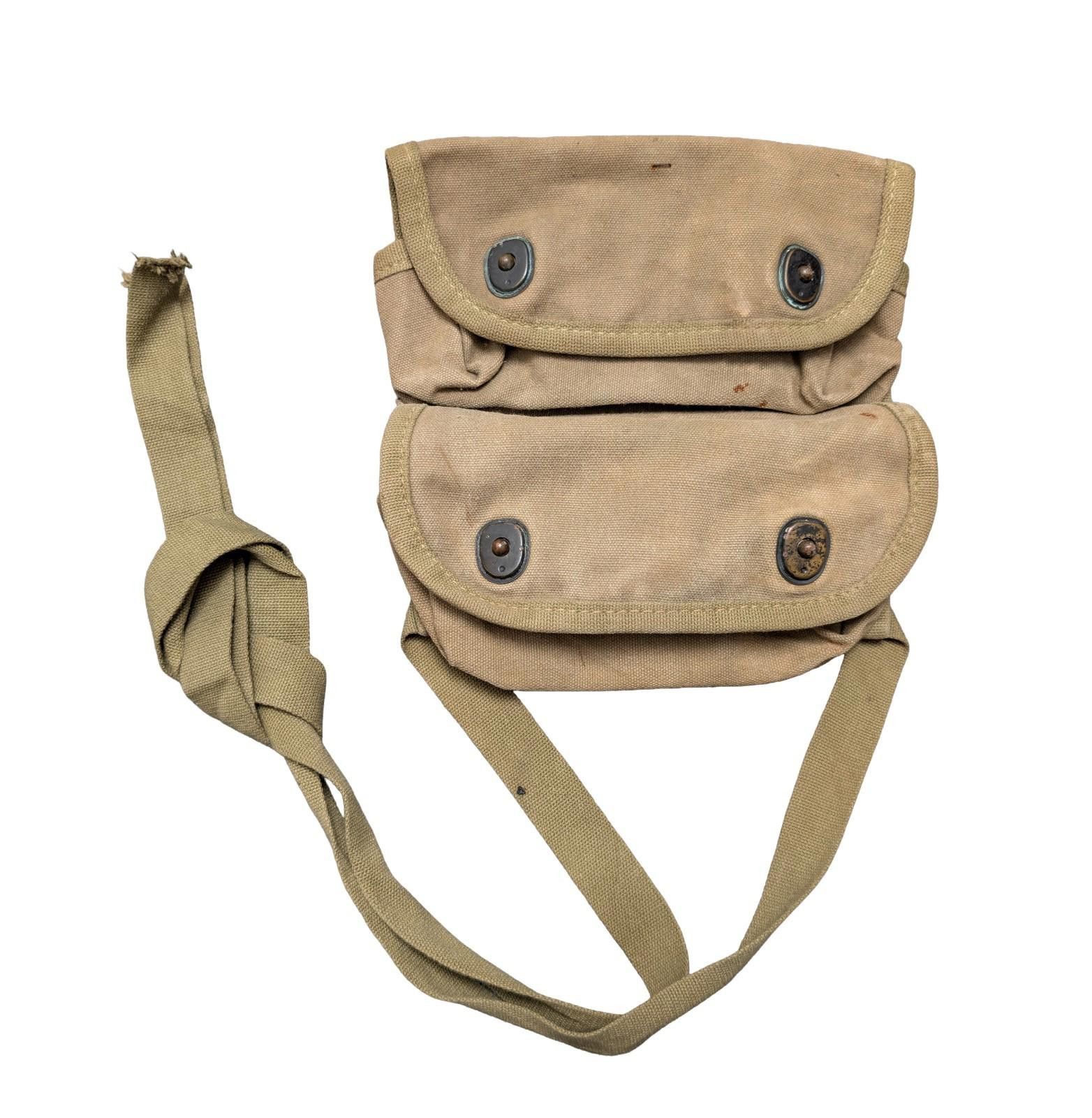 Other Genuine WWII USMC 2-Cell Grenade Pouch Size ONE SIZE - 1 Thumbnail