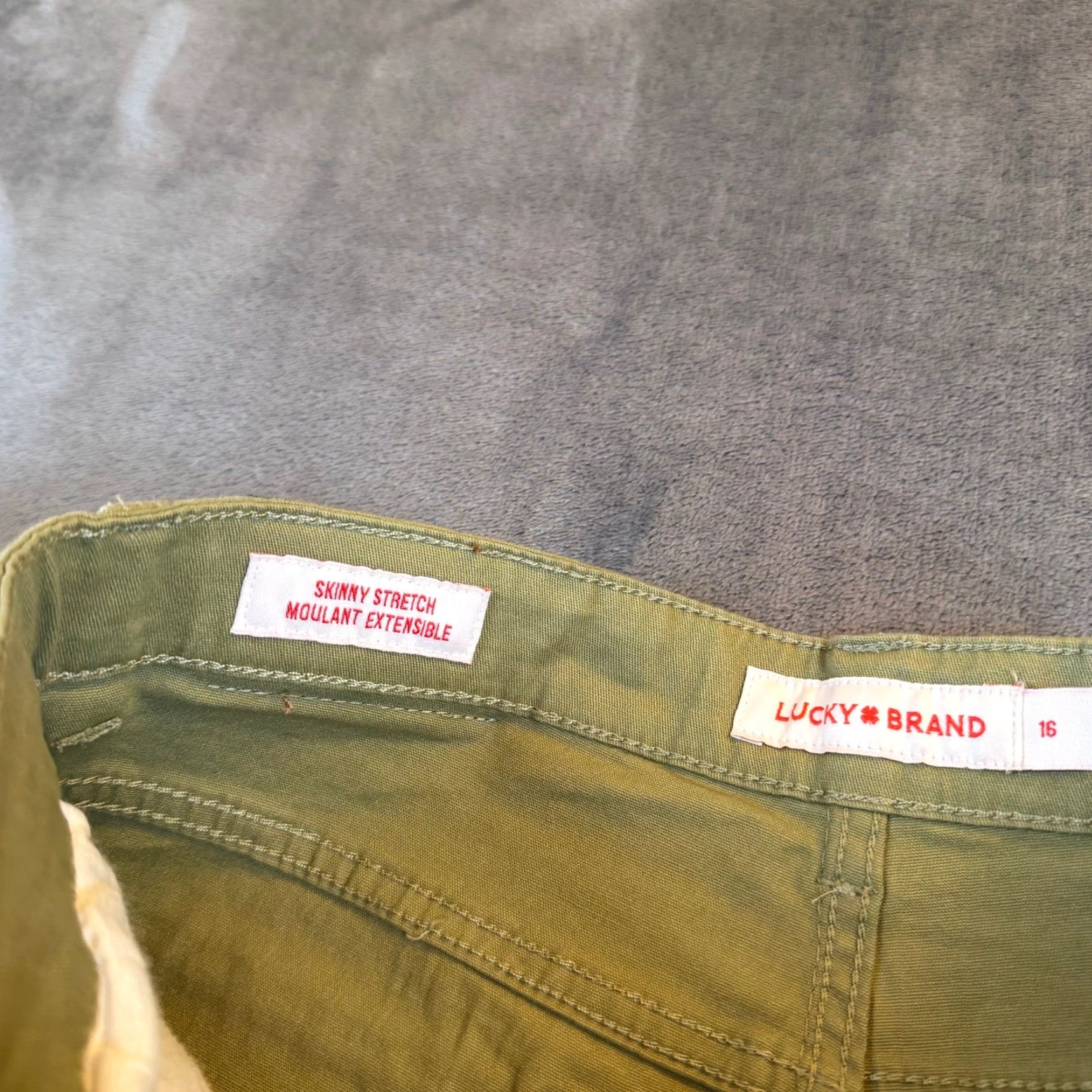 Lucky Brand Lucky Brand Skinny Stretch Jeans Aloe Green Womens Size 16 30x30 NWT Size 38" / US 16 / IT 52 - 6 Thumbnail