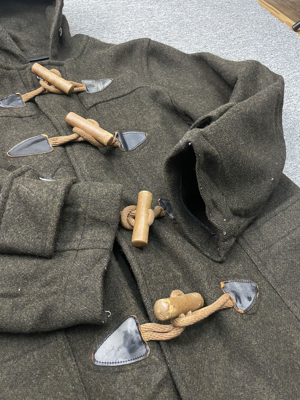 Wrangler Vintage 80s Wrangler Duffle Coat Wool Size US S / EU 44-46 / 1 - 6 Thumbnail