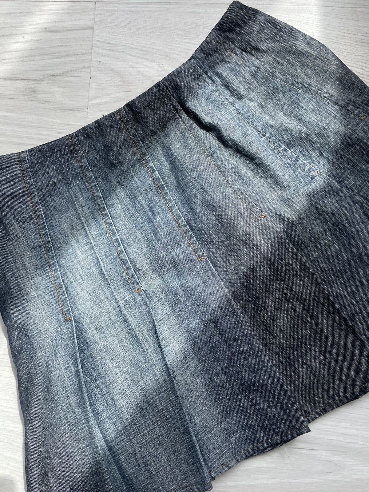 Vintage Denim skirt Size 25" / US 0 / IT 36 - 11 Thumbnail
