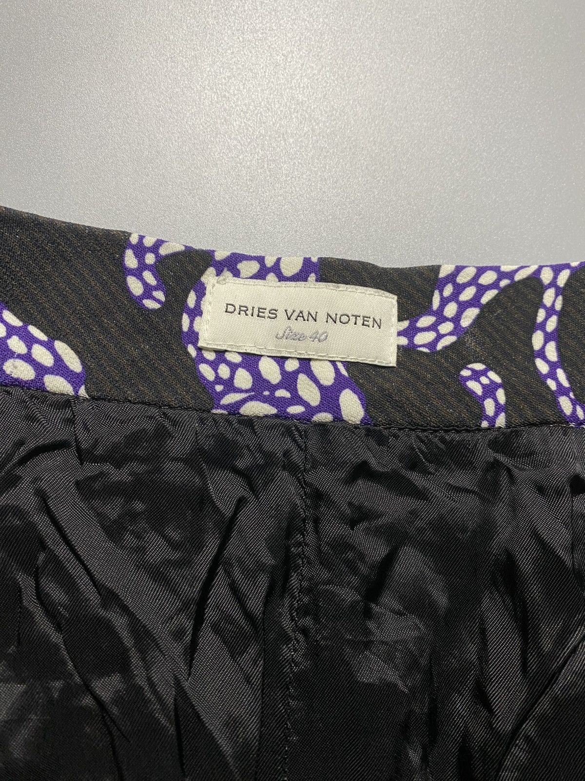 Dries Van Noten DRIES VAN NOTEN ANIMAL PRINT SKIRT Size 27" / US 4 / IT 40 - 7 Thumbnail