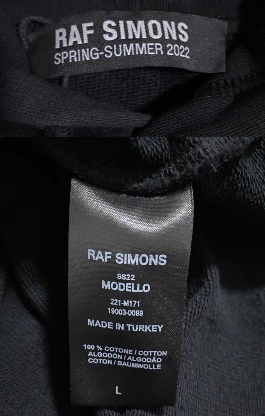Raf Simons Raf Simons 22aw city short-sleeved hoodie Size US L / EU 52-54 / 3 - 6 Thumbnail