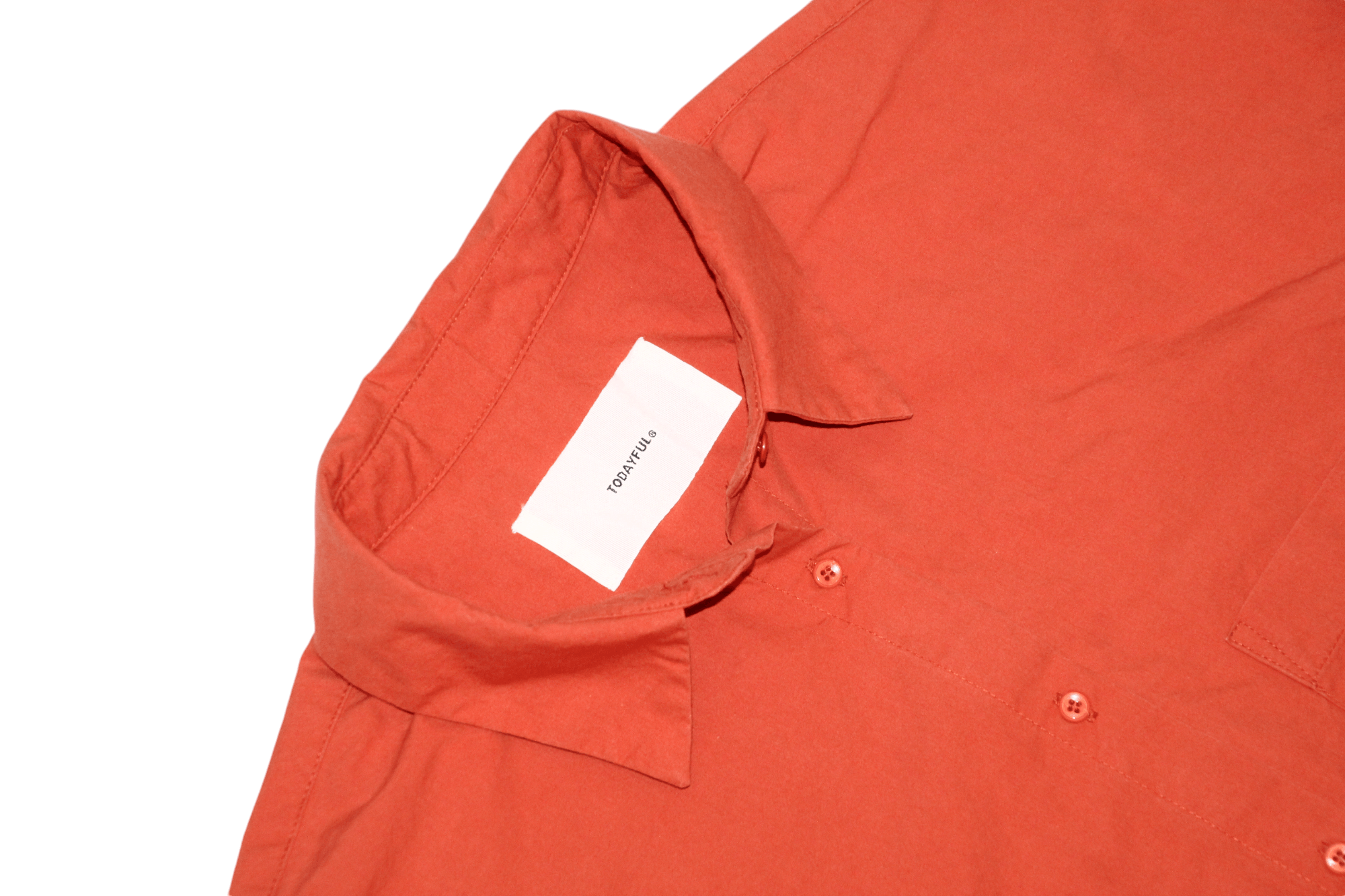 Japanese Brand Todayful Garment Dyed Oversized Twill Cotton Shirt Size US M / EU 48-50 / 2 - 5 Thumbnail