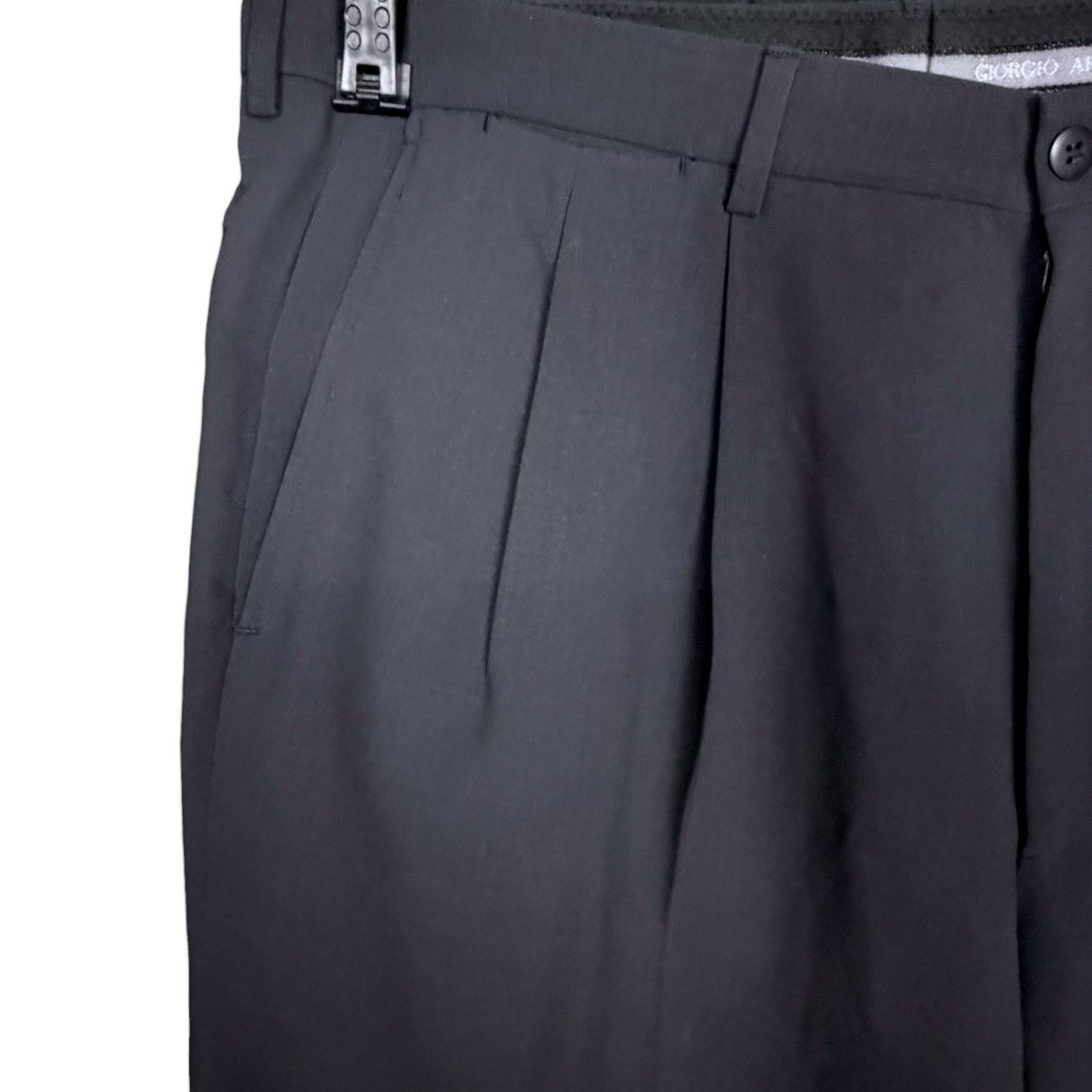 Giorgio Armani Giorgio Armani Pleated Gray Dress Pants Work Office 14/16 Size 36" / US 14 / IT 50 - 2 Thumbnail