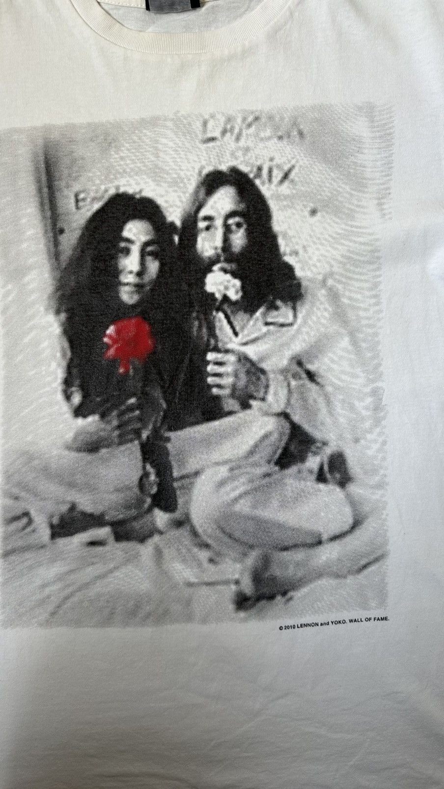 Band Tees LENNON AND YOKO WALL OF FAME VINTAGE TEE Size US M / EU 48-50 / 2 - 2 Thumbnail
