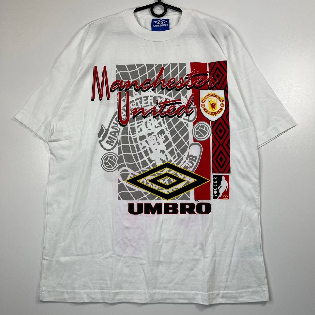 Other Manchester United Graphic 90s T Shirt Umbro Logo Football L Size US L / EU 52-54 / 3 - 1 Thumbnail