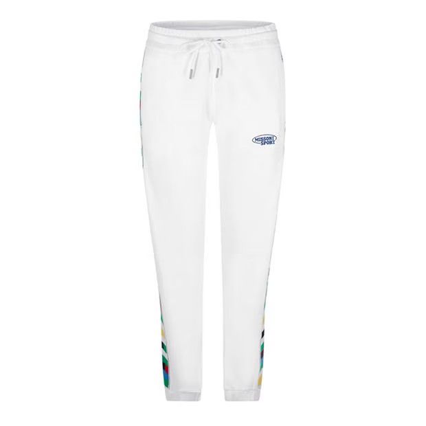 Missoni o1g2r1mq1124 Logo Sports Trouser in White Size 31" - 1 Thumbnail
