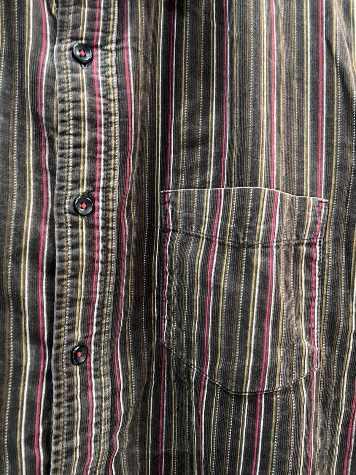 Vintage SUN LUCAS CORDUROY BUTTON DOWN SHIRT Size US L / EU 52-54 / 3 - 3 Thumbnail