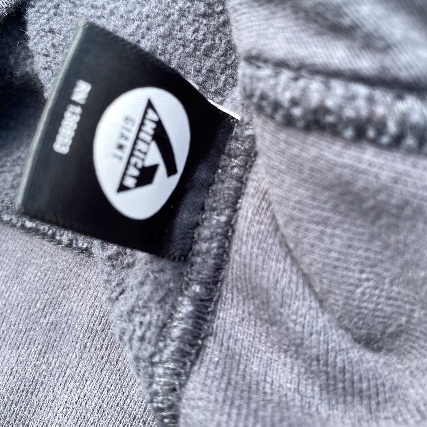 Vintage American Giant Sweatshirt Women’s M Gray Full Zip Heavyweight Cotton Moto USA Size M / US 6-8 / IT 42-44 - 7 Thumbnail