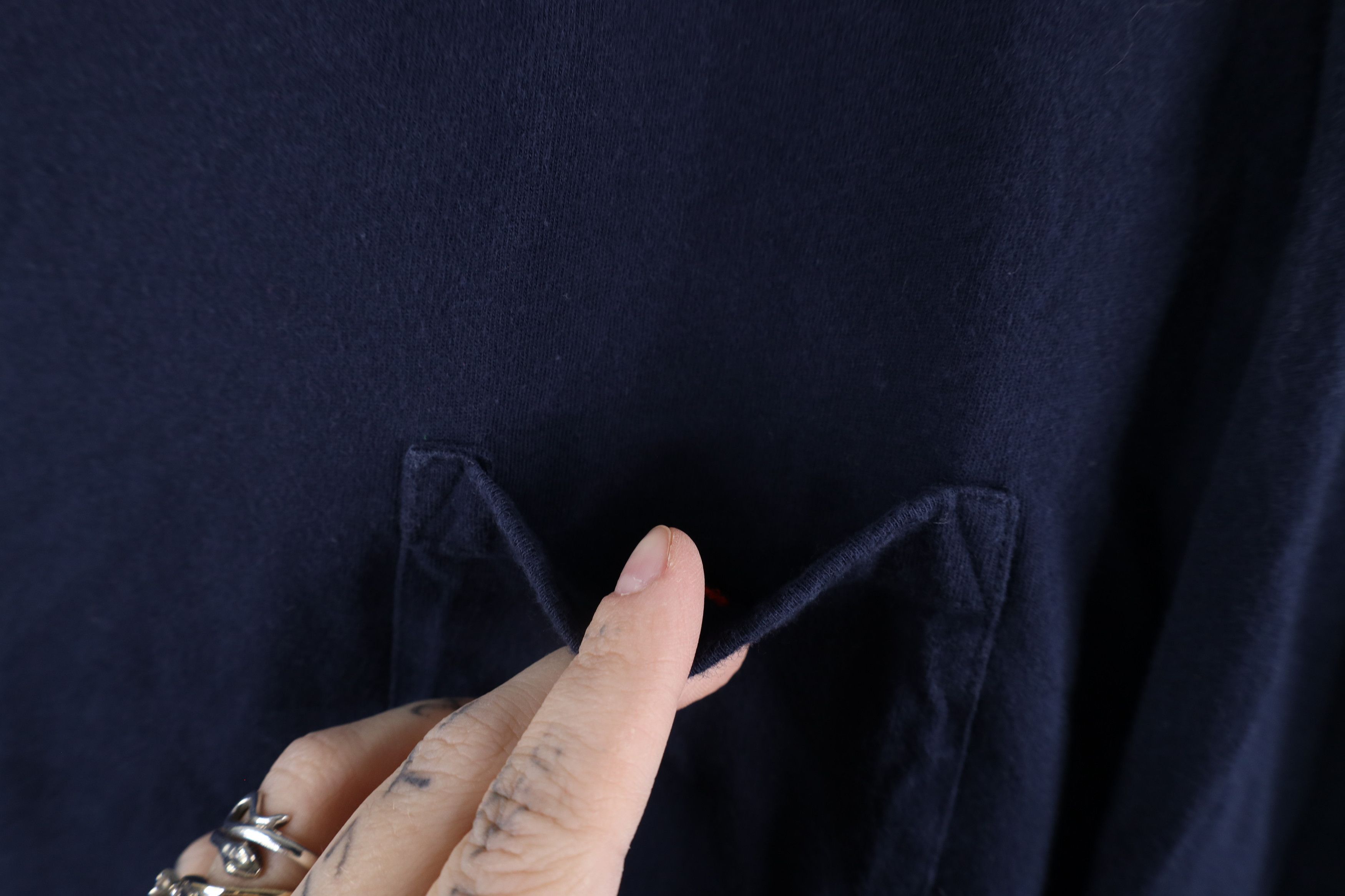 Ralph Lauren × Vintage Vintage 90s Ralph Lauren Long Sleeve T-Shirt Navy Blue Size US S / EU 44-46 / 1 - 5 Thumbnail