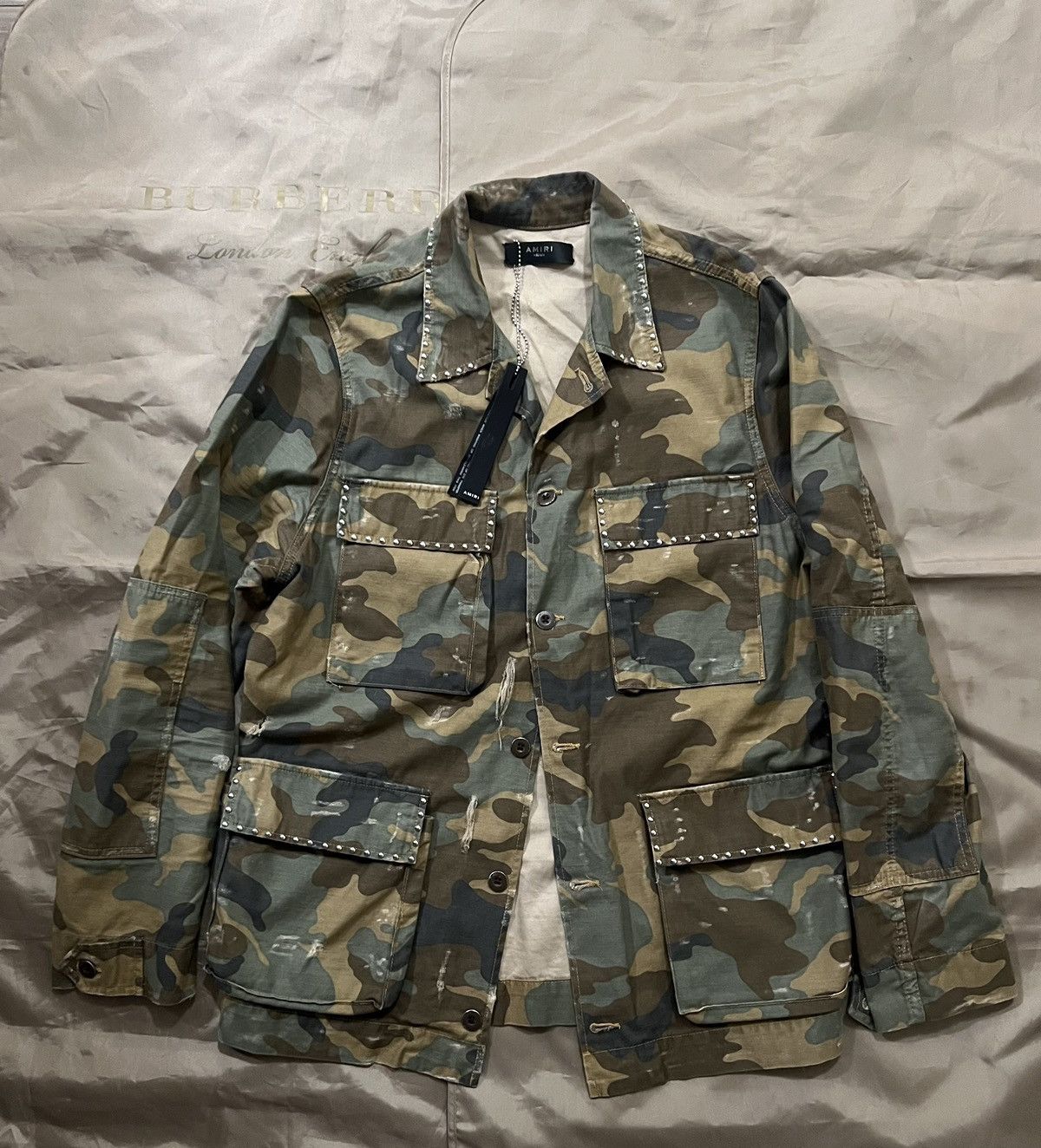 Amiri Amiri CAMO FIELD JACKET size M $1500 Size US M / EU 48-50 / 2 - 1 Thumbnail