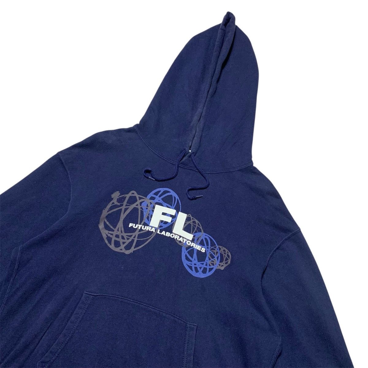 Futura × Japanese Brand × Uniqlo Uniqlo Futura Laboratories Hoodie Navy Size US M / EU 48-50 / 2 - 3 Thumbnail