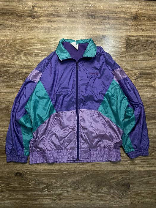 Adidas Adidas vintage 90s track top retro jacket multicolour Y2K