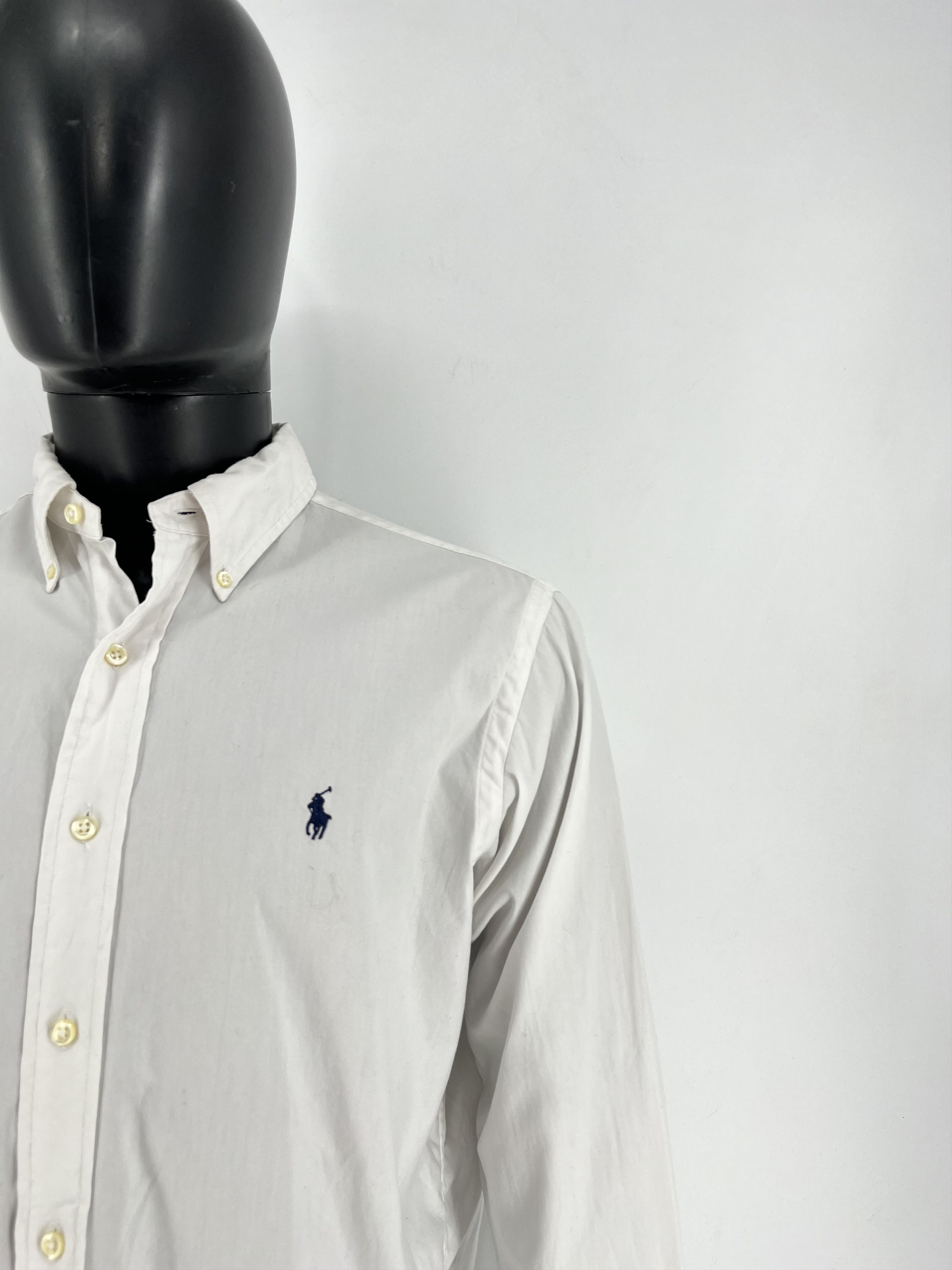 Polo Ralph Lauren × Ralph Lauren × Vintage Vintage White Shirt Polo Ralph Lauren Size XL Rare Size US XL / EU 56 / 4 - 6 Thumbnail