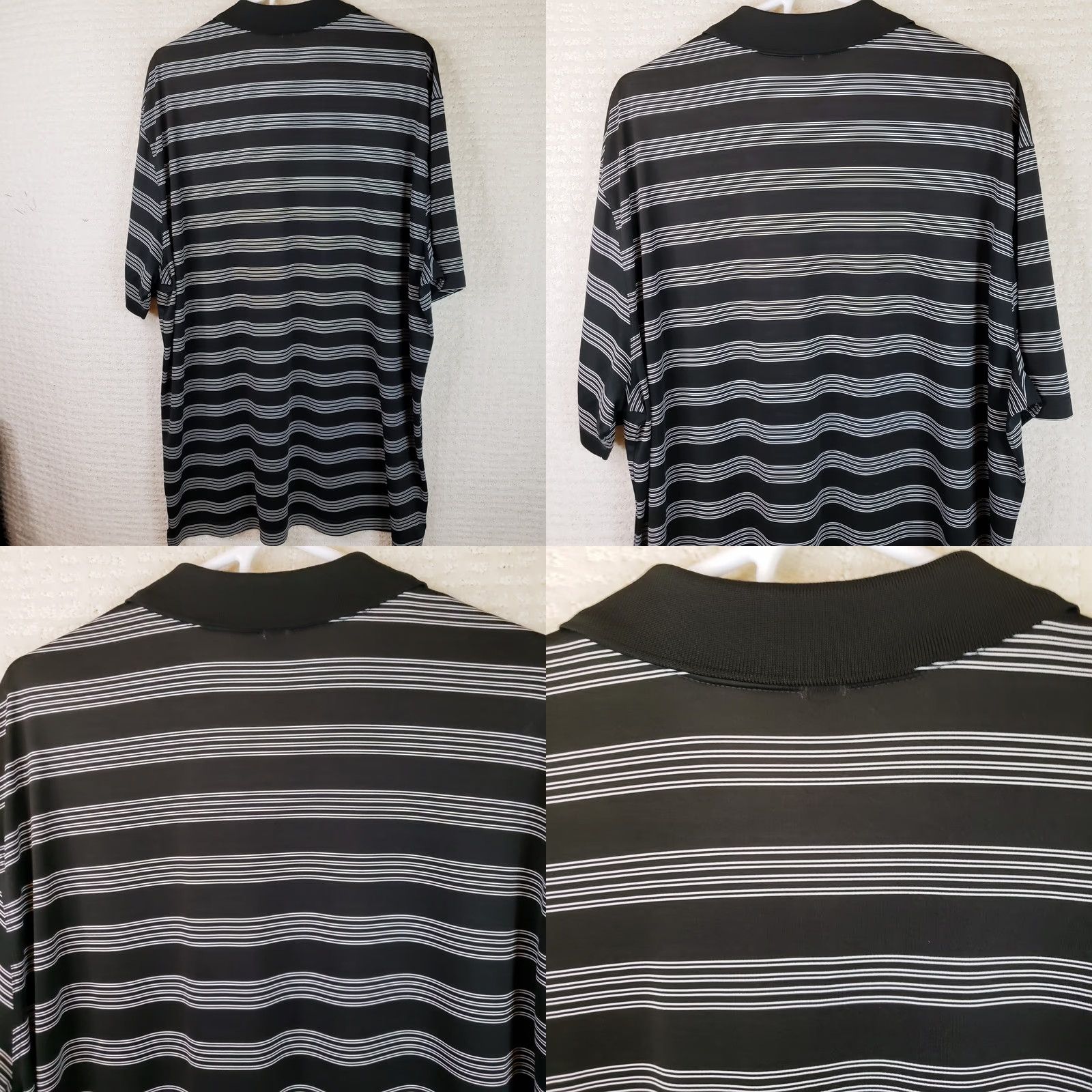 Nike Nike Golf Tour Performance Polo Mens XXL Black Striped Whistling Straights Tee Shirt Shirt? Size US XXL / EU 58 / 5 - 8 Thumbnail