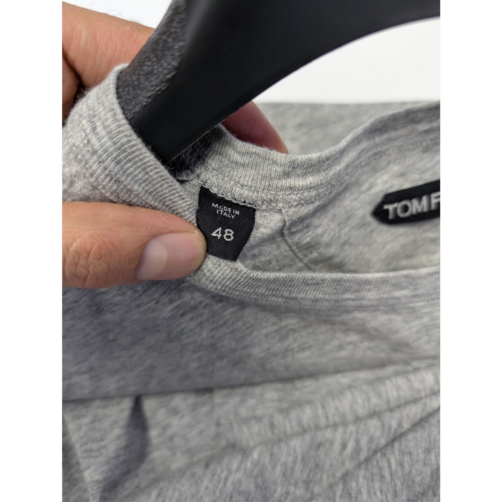 Tom Ford o1rshd1 CC20 Mélange Cotton-Jersey Pocket T-Shirt in Grey Size US M / EU 48-50 / 2 - 19 Thumbnail
