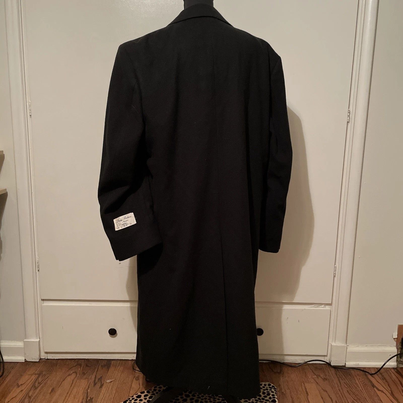 Brooks Brothers VTG Brooks Brothers Black Wool Cashmere Overcoat Mens 42R Size US L / EU 52-54 / 3 - 8 Thumbnail