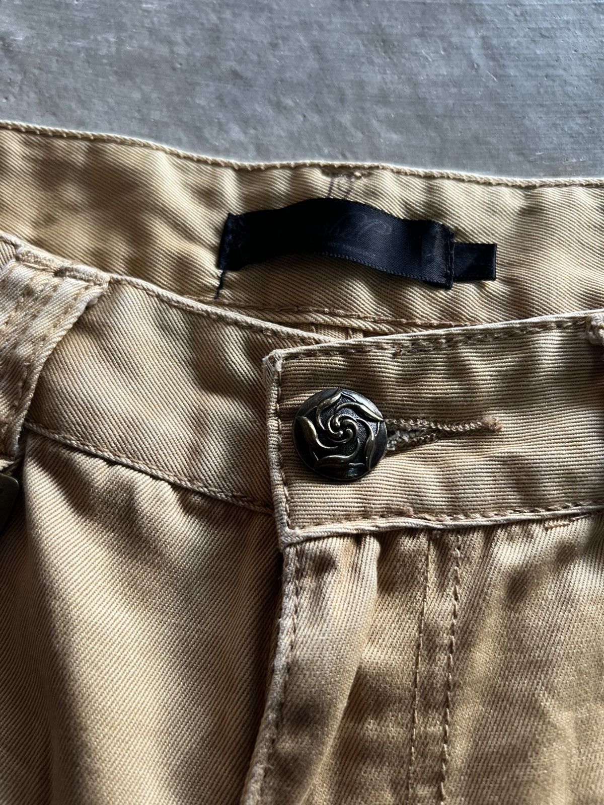 If Six Was Nine Flared roshell waxed denim dirty style japanese jeans Size US 34 / EU 50 - 3 Thumbnail