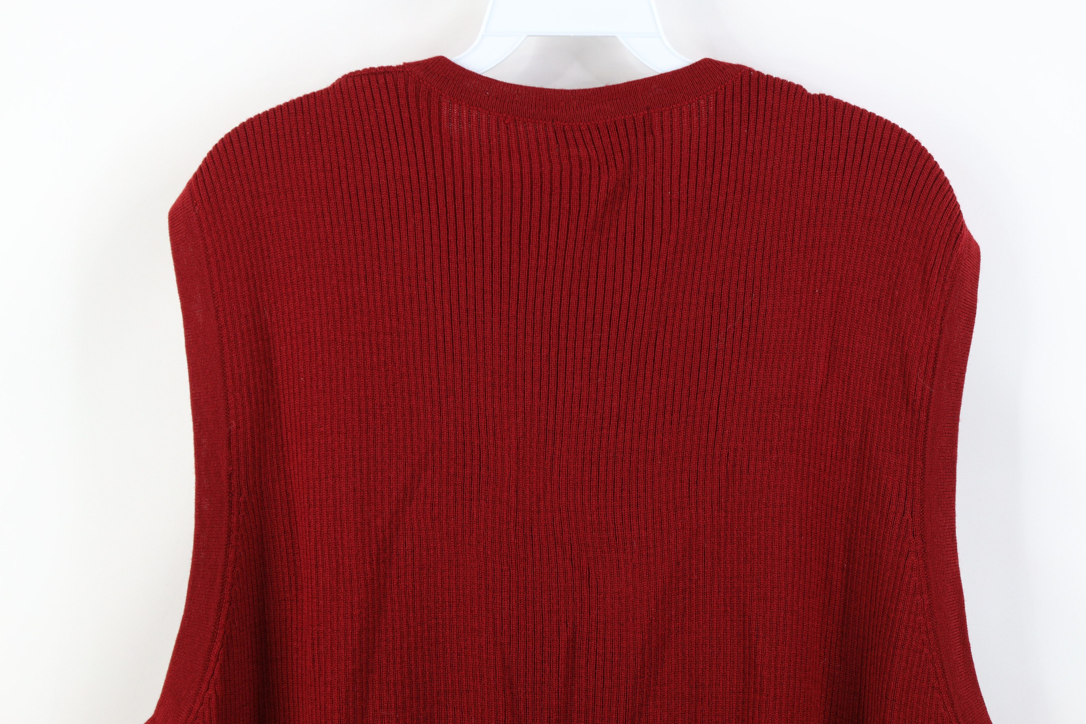 Eddie Bauer Vintage 90s Y2K Eddie Bauer Merino Wool Ribbed Sweater Vest Size US L / EU 52-54 / 3 - 8 Thumbnail