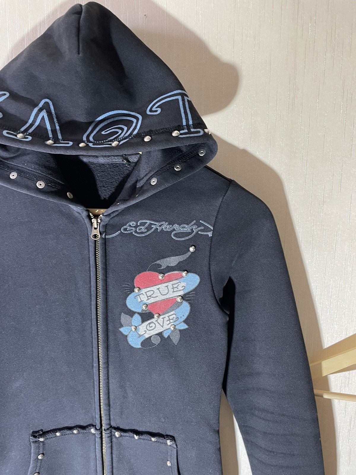 Ed Hardy × Vintage Ed hardy vintage streetwear hoodie 90s Size M / US 6-8 / IT 42-44 - 8 Thumbnail