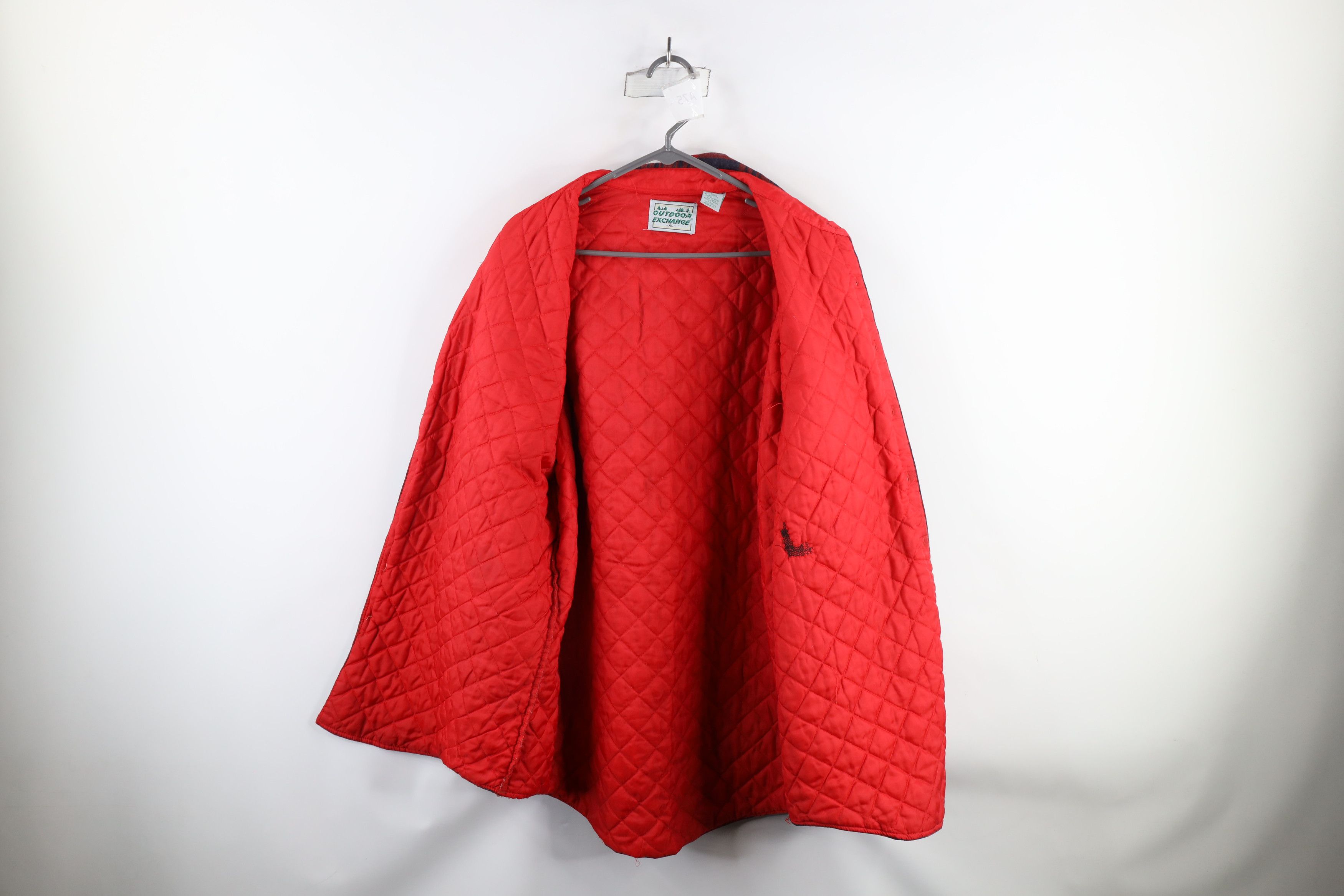 Vintage Vintage 70s Streetwear Quilted Flannel Button Shirt Jacket Size US XL / EU 56 / 4 - 8 Thumbnail