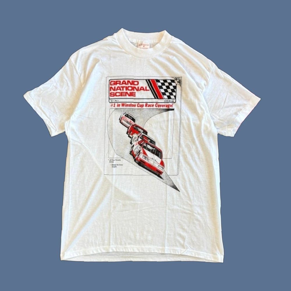 Vintage VINTAGE Winston Cup NASCAR Car Racing T-Shirt Size XL Made In USA 80s 90s Size US XL / EU 56 / 4 - 1 Thumbnail