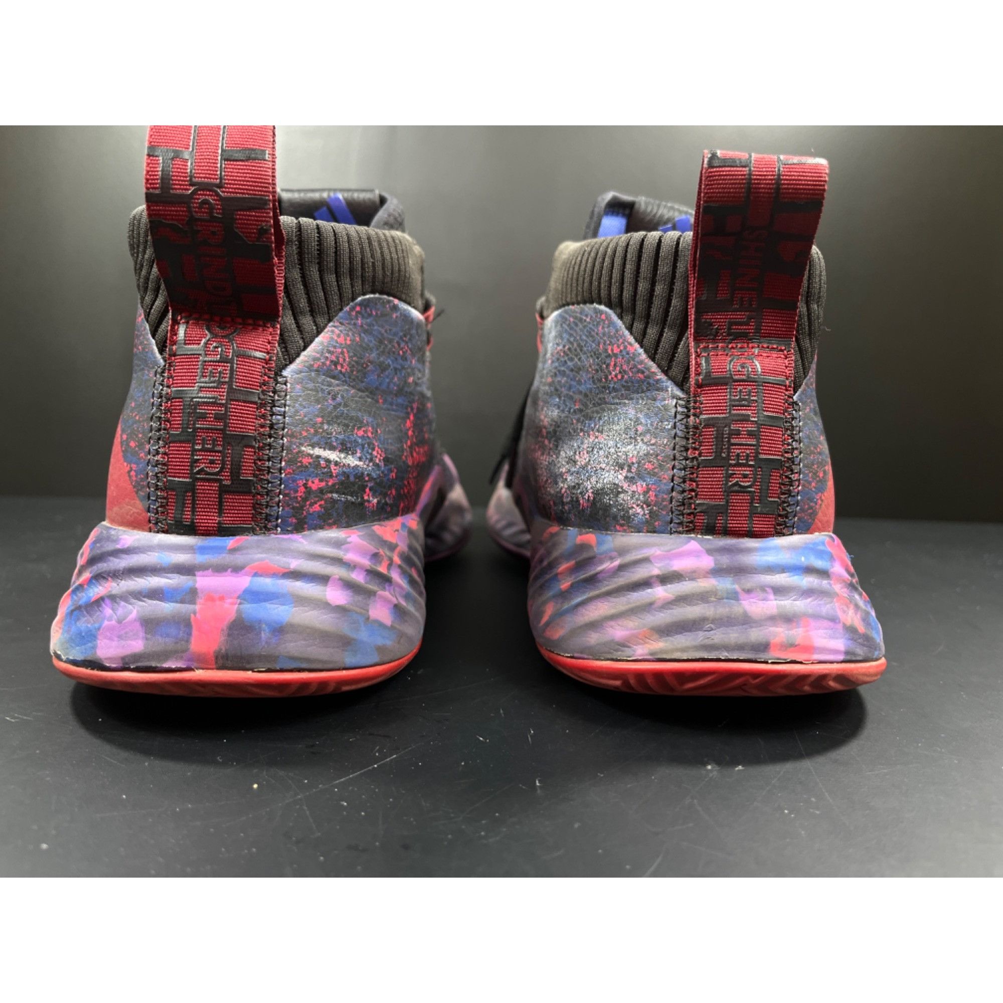 Adidas Adidas SKU 7881 Mens Purple Red Dame 5 Grind together Basket Size US 11 / EU 44 - 5 Thumbnail