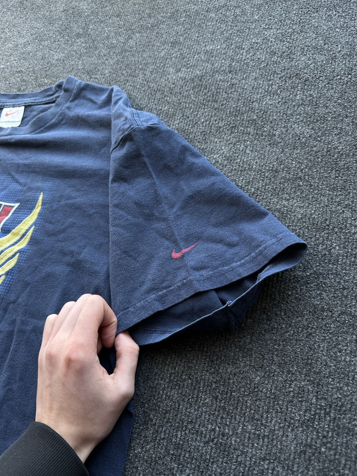 Nike NIKE 🚨 USA BIG LOGO BLUE BOXY TEE Y2K SHORT SLEEVE Size US L / EU 52-54 / 3 - 8 Thumbnail