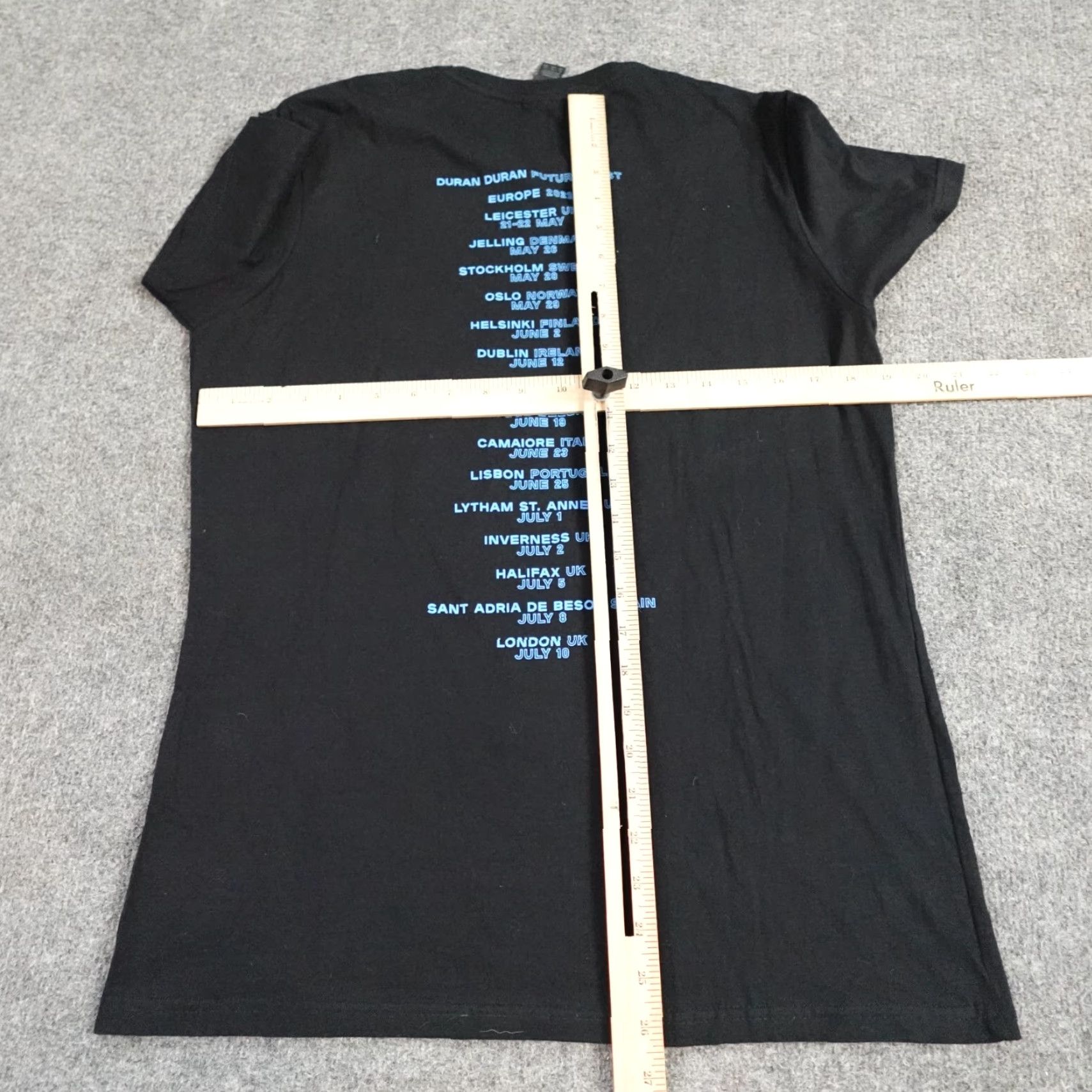 Gildan Duran Duran Womens T-Shirt XL Black 2022 Future Past Tour Double Sided Gildan Crew Neck Short Sleeve Slimming Regular Women T-Shirt Size XL / US 12-14 / IT 48-50 - 4 Thumbnail