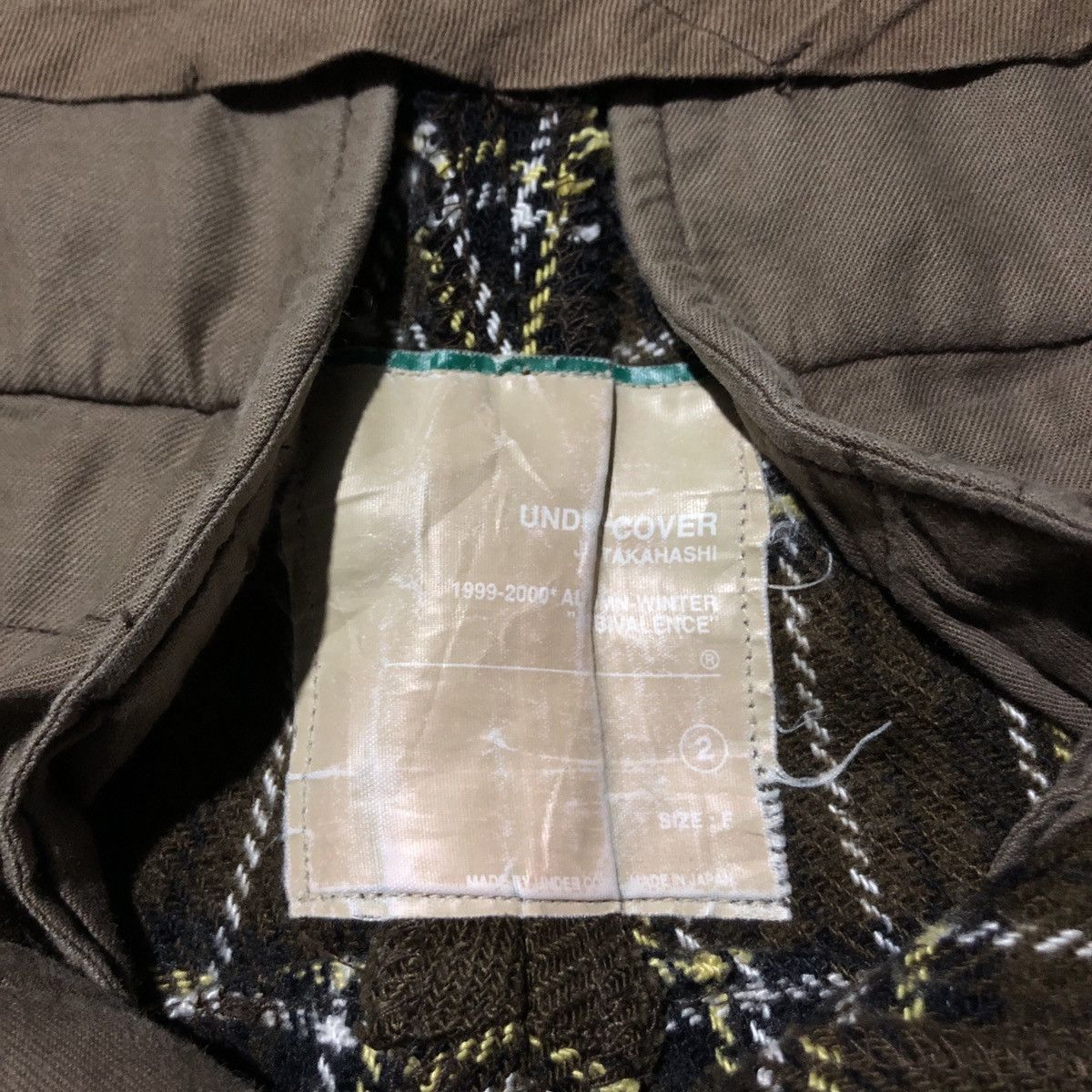 Japanese Brand Vintage Undercover 1999-2000 Autumn Winter Ambivalence Pants Size US 28 / EU 44 - 9 Thumbnail