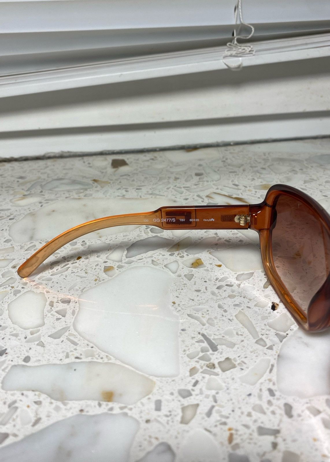 Vintage Silver Logo G Vintage Gucci Sunglasses Size ONE SIZE - 8 Thumbnail