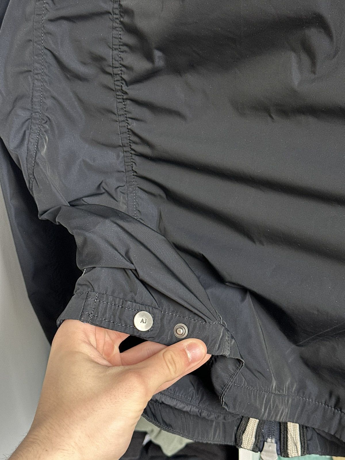 Armani 🔥VINTAGE ARMANI JEANS NYLON BOMBER JACKET🔥 Size US L / EU 52-54 / 3 - 11 Thumbnail