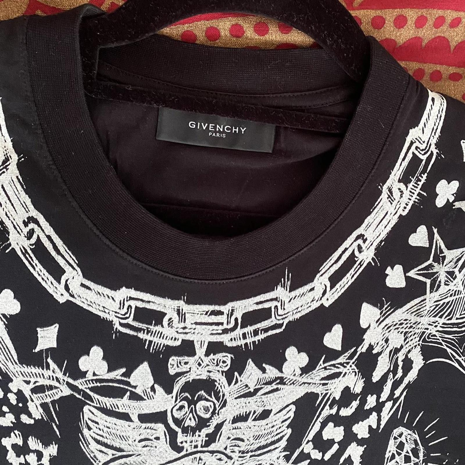 Givenchy 🔥 GIVENCHY x Jeremy Scotts art in a prison tattoo style Size US M / EU 48-50 / 2 - 3 Thumbnail