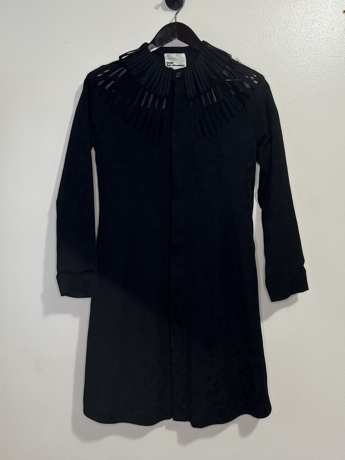 ワンピース noir kei ninomiya Frilly Shirt Dress Comme des Garcons Noir Kei Ninomiya Dress Womens S Black