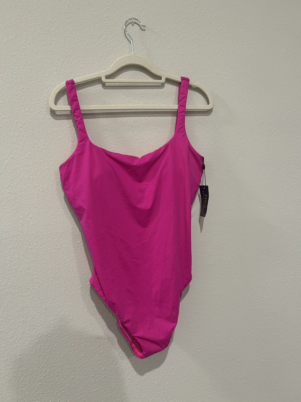 Polo Ralph Lauren Polo one piece pink swimsuit Size L / US 10 / IT 46 - 1 Thumbnail