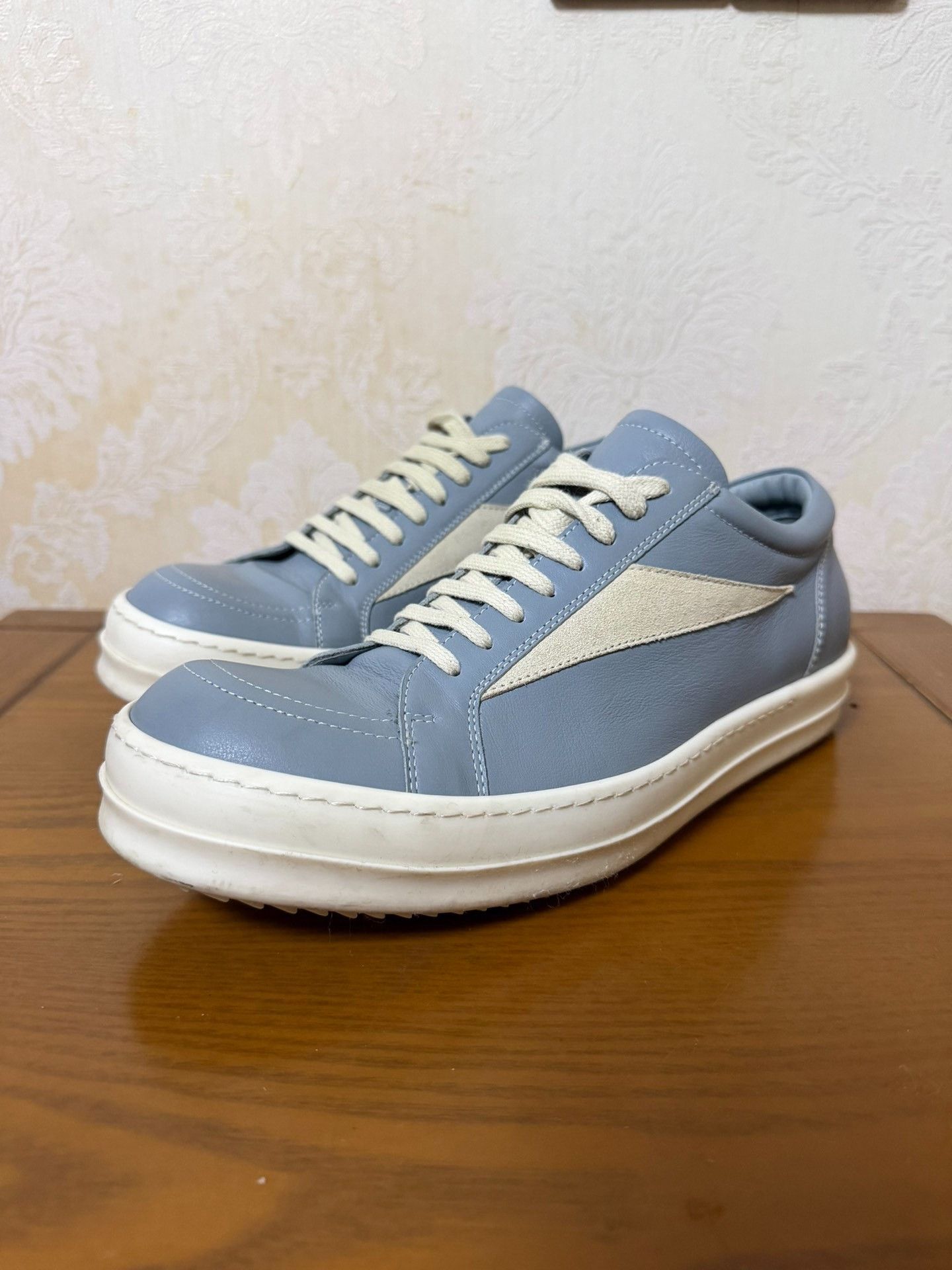 Rick Owens Rick Owens Blue Lowtop Sneakers 9 Men Size US 9 / EU 42 - 1 Thumbnail