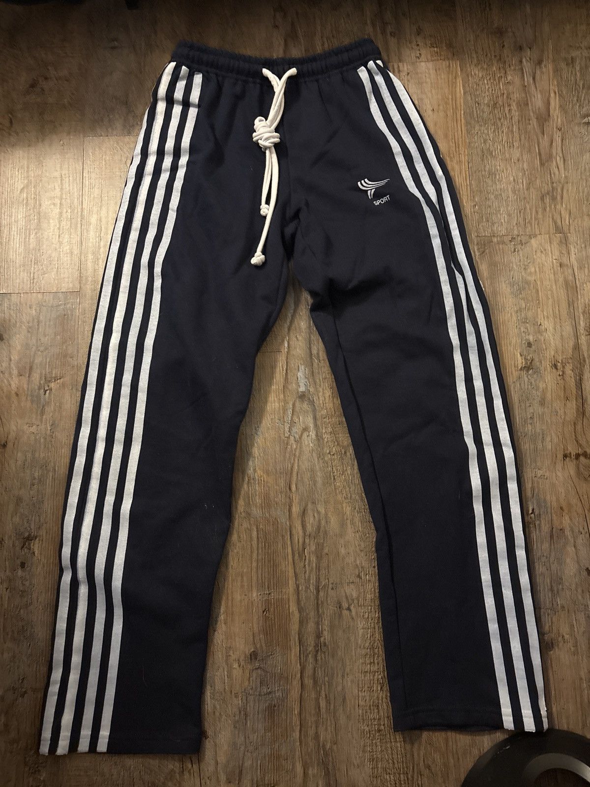 Other Yori Sport 5 Stripe Sweatpants Navy | Grailed