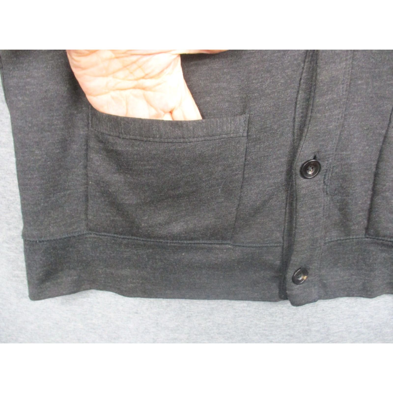 Ralph Lauren Polo Ralph Lauren Large Heather Gray Shawl Collar Fisherman Cardigan Sweater RRL Size US L / EU 52-54 / 3 - 4 Thumbnail