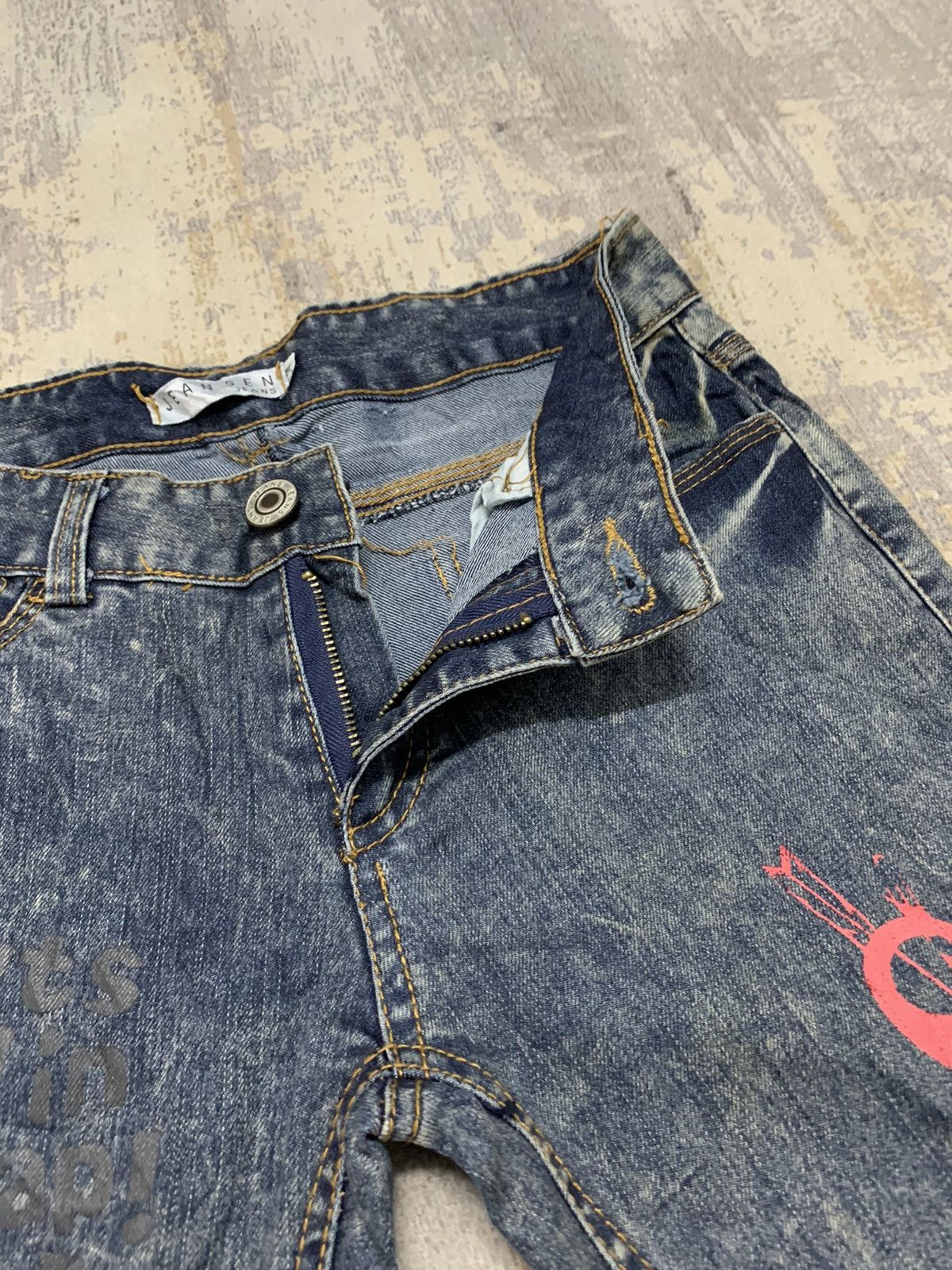 Hysteric Glamour × If Six Was Nine × Seditionaries Seditionaries Acid Wash Jeans Punk Style Jeans 27x29.5 Size 27" / US 4 / IT 40 - 7 Thumbnail