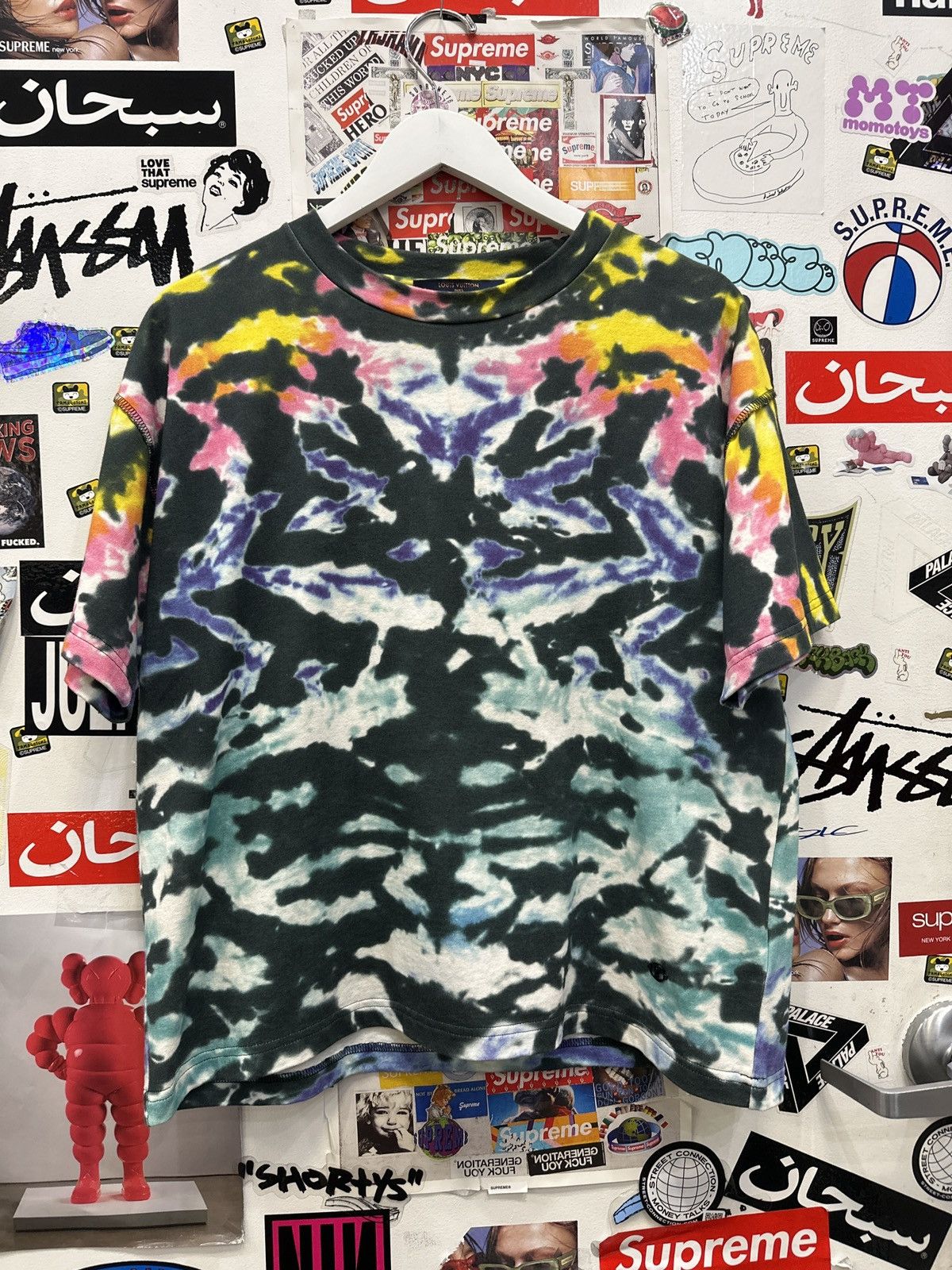 LV Virgil tie dye shirt