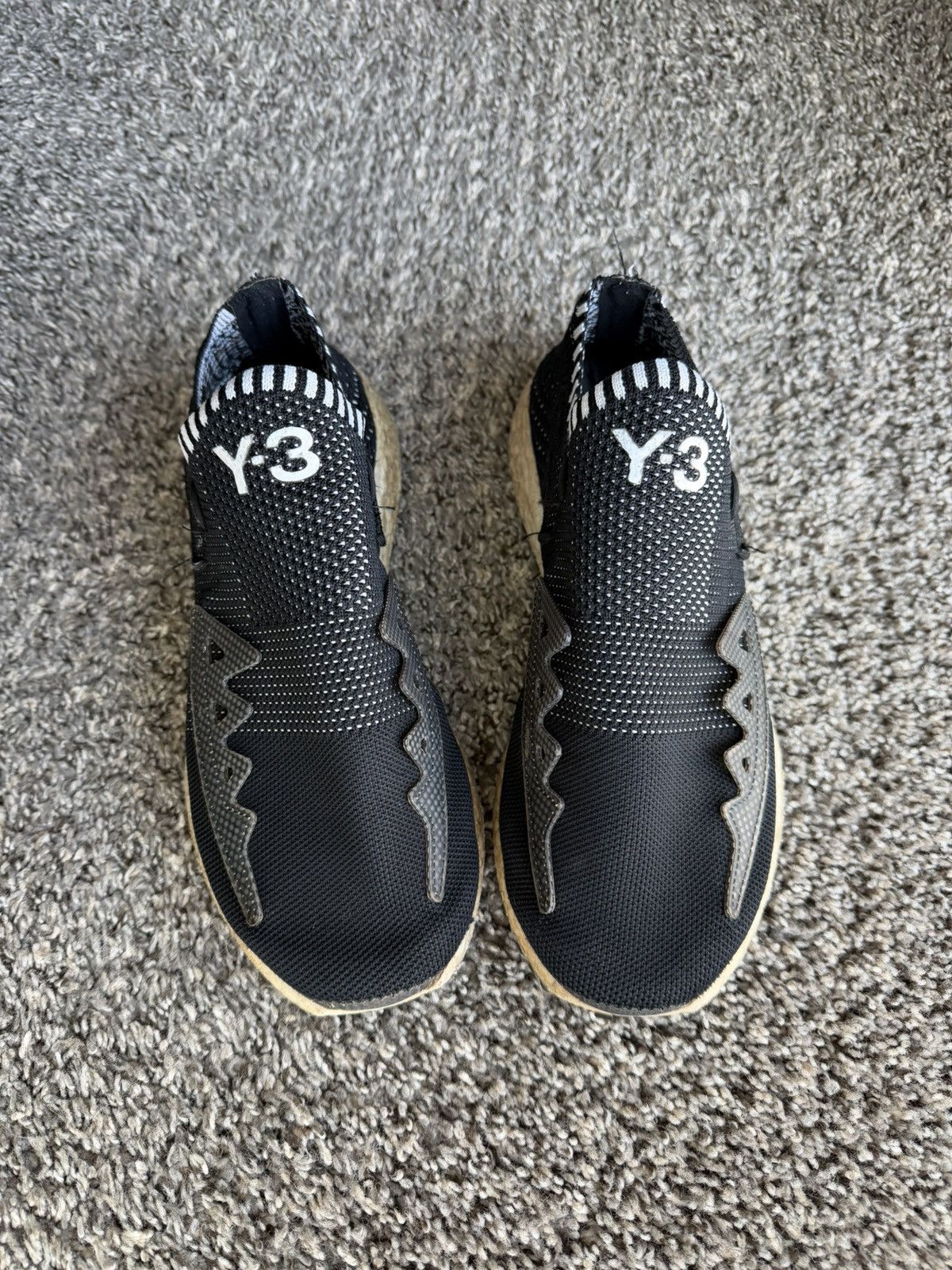 Yohji Yamamoto Y3 Adidas Knit/mesh boost runner Size US 9.5 / EU 42-43 - 1 Thumbnail