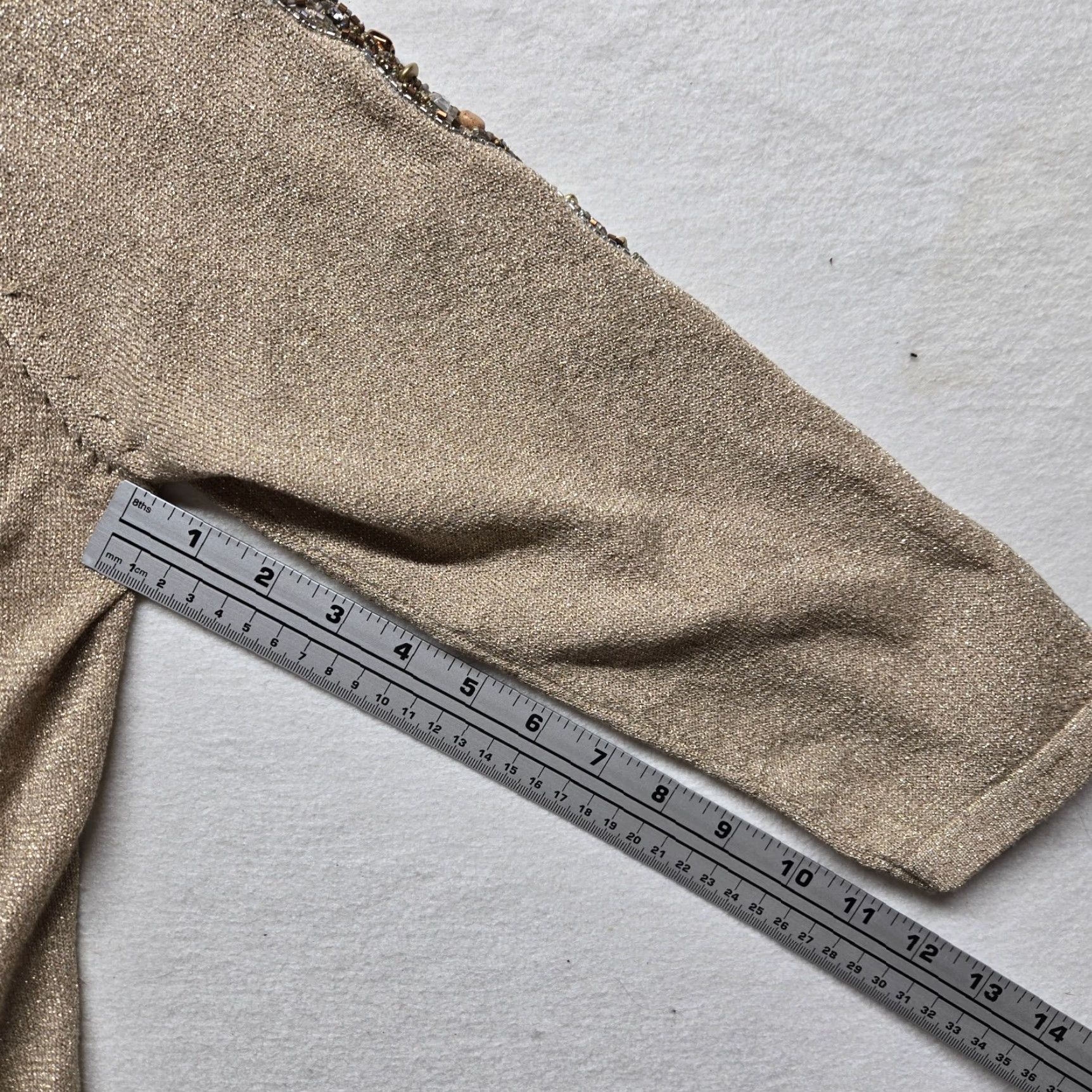 Vintage A.D. originals Brown Long Sleeve Lightweight Sweater Trim on Neck & Arms Medium Size M / US 6-8 / IT 42-44 - 5 Thumbnail
