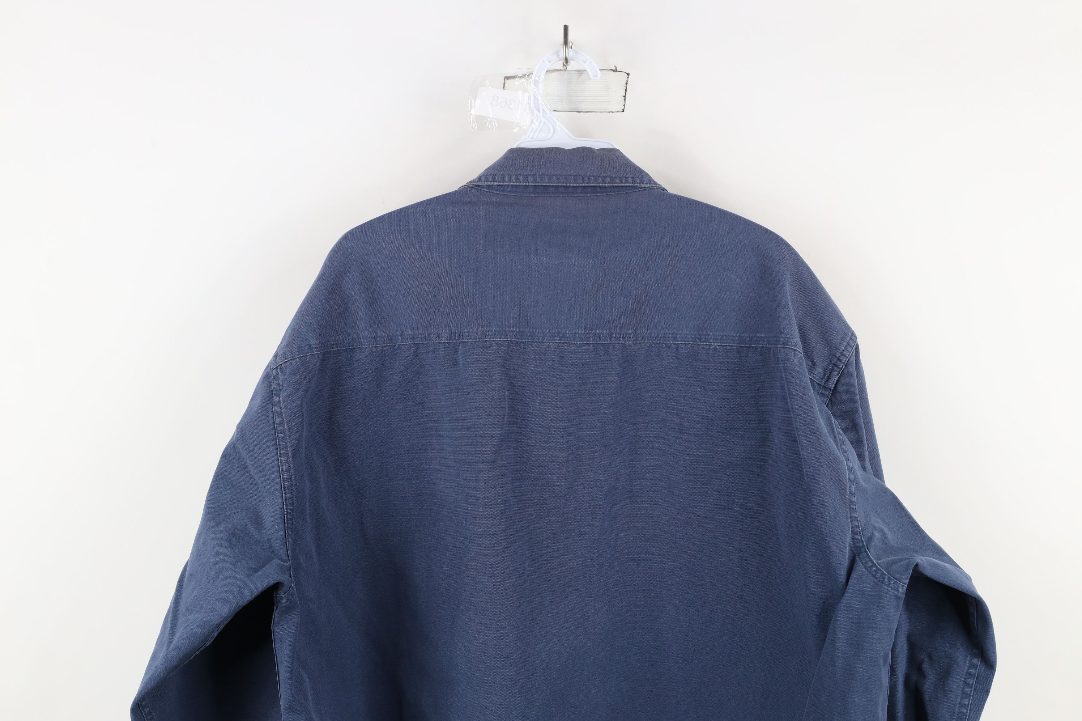 Cabelas × Vintage Vintage Cabelas Heavyweight Cotton Button Down Shirt Blue Size US L / EU 52-54 / 3 - 12 Thumbnail