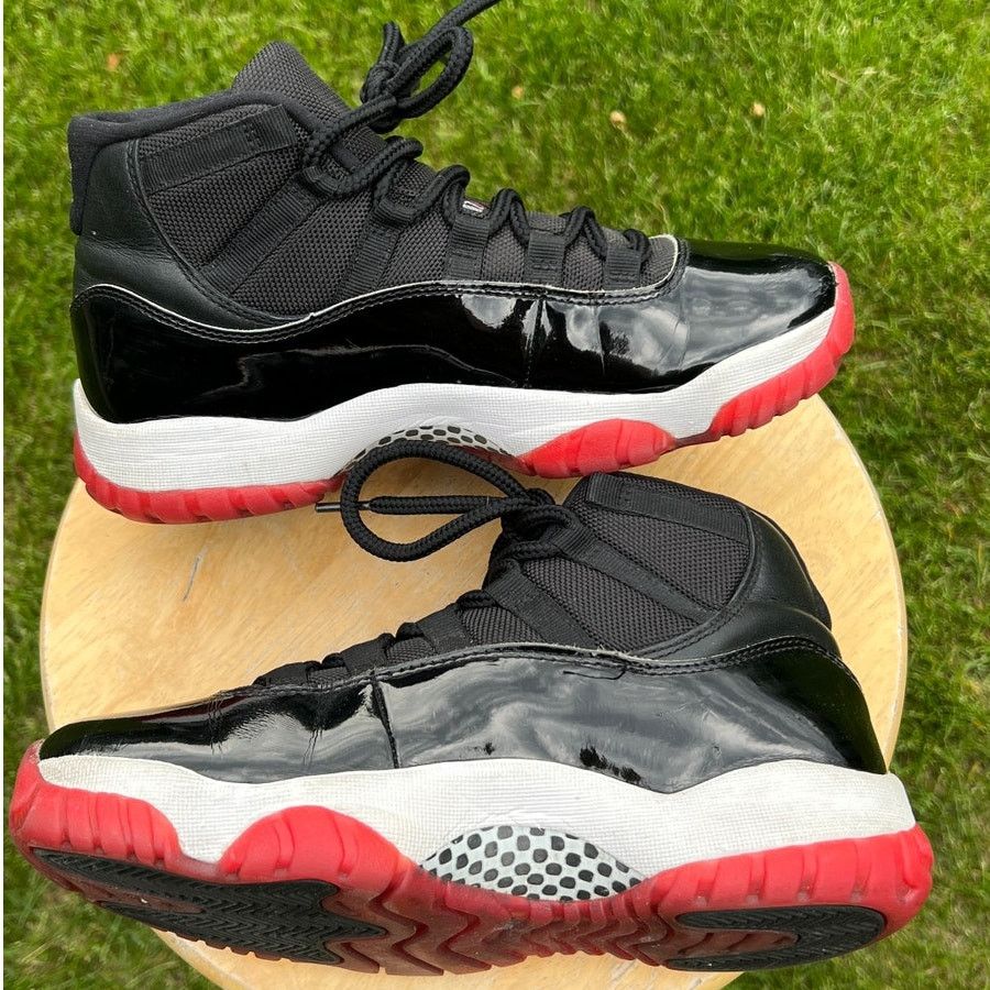 Jordan Brand × Nike Nike Air Jordan 11 Retro Bred 2019 Men's Shoes - Size 7 Size US 7 / EU 40 - 2 Thumbnail