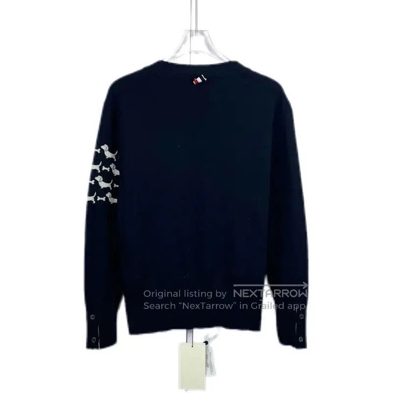 Thom Browne Thom Browne Black Long Sleeve Cotton Pullover . Size S / US 4 / IT 40 - 2 Thumbnail