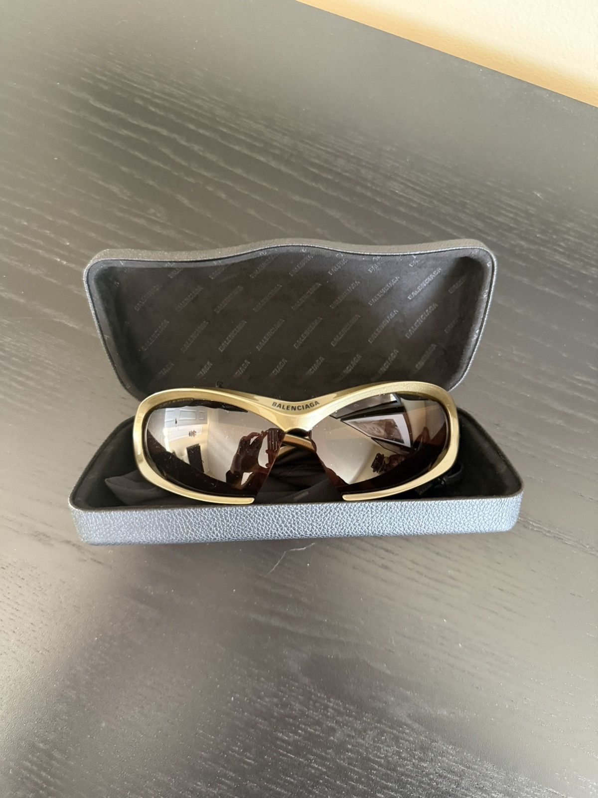 Balenciaga Balenciaga Dynamo Rectangle Sunglasses Size ONE SIZE - 4 Thumbnail