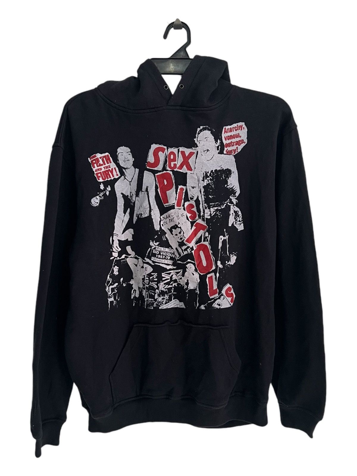 Band Tees × Vintage 1990s Sex Pistol "The Filth & Fury" Album Anarchy Hoodie Size US L / EU 52-54 / 3 - 2 Thumbnail